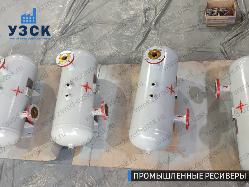 фотография емкостных ресиверов газа Рыбинск