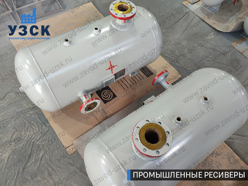 фотография промышленных ресиверовдля газа Рыбинск